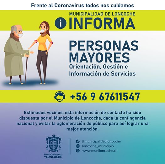 Lee más sobre el artículo Oficina Municipal para Personas Mayores informa acciones en tiempos de COVID-19.