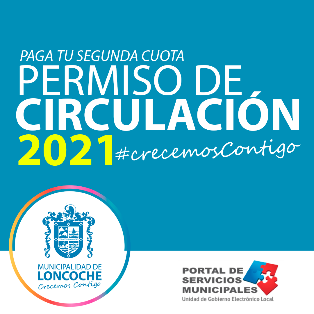 En este momento estás viendo PAGA TU 2° CUOTA DE PERMISO DE CIRCULACIÓN 🚙