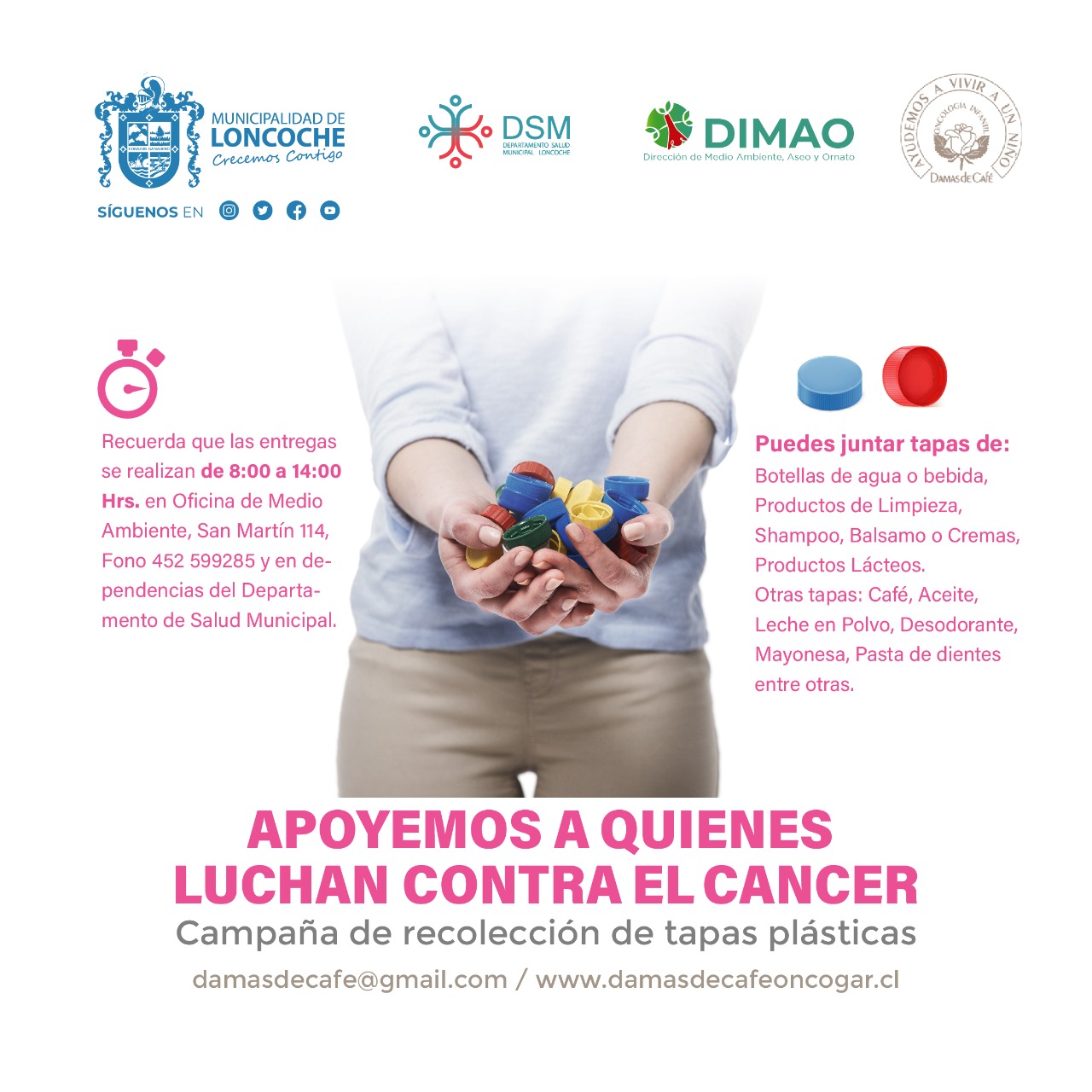 En este momento estás viendo ¡APOYEMOS A QUIENES LUCHAN CONTRA EL CANCER!