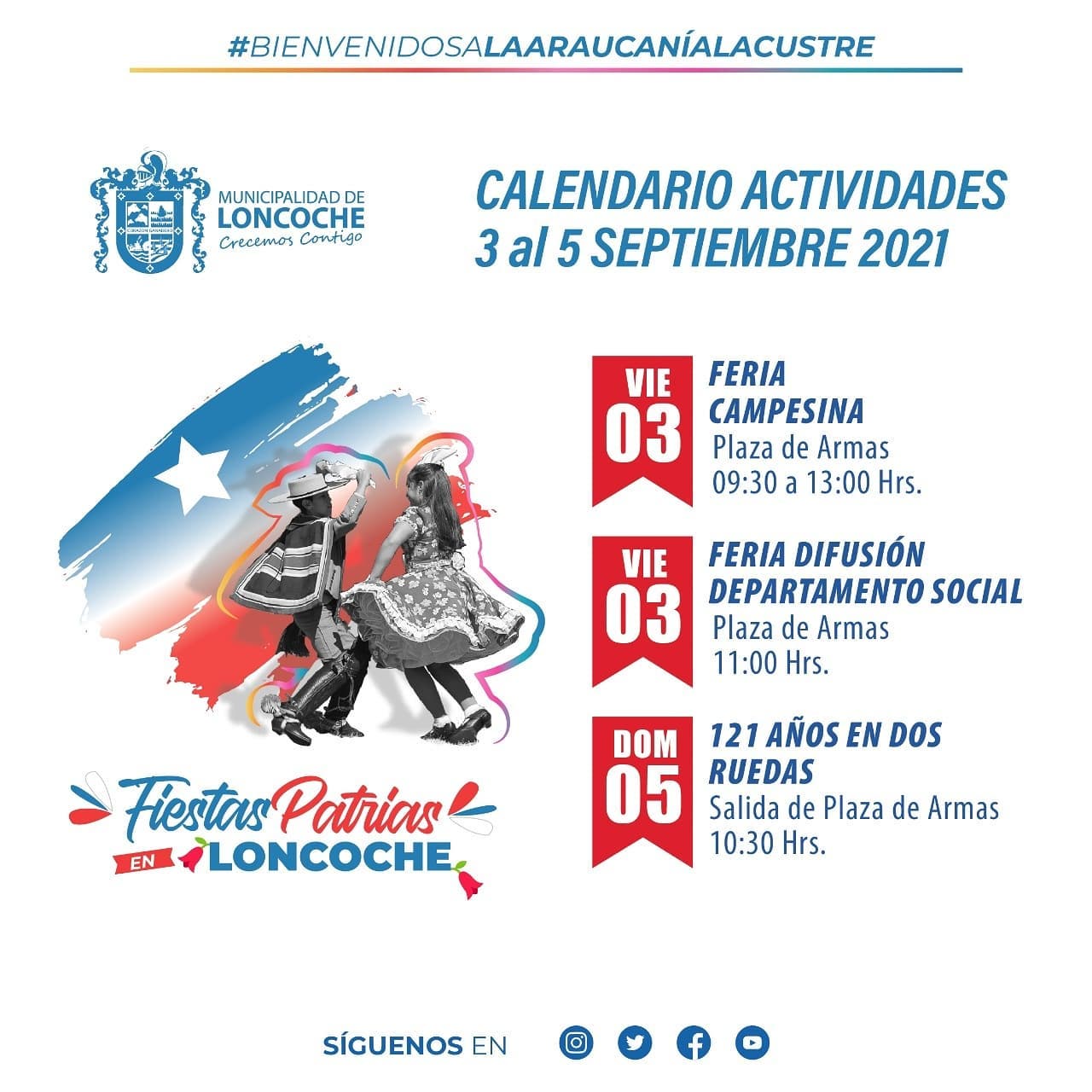 Lee más sobre el artículo FIESTAS PATRIAS EN LONCOCHE 🇨🇱