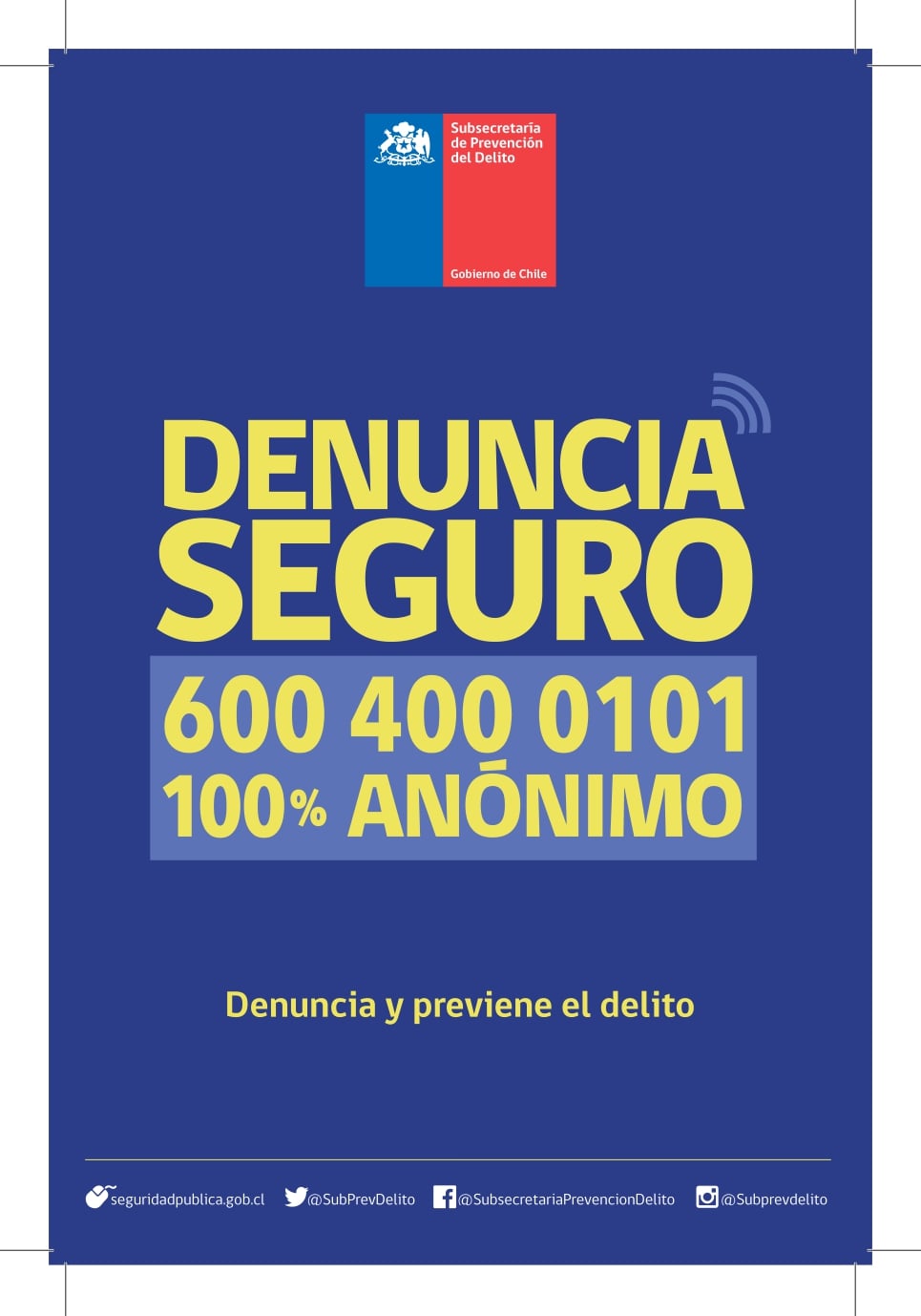 Lee más sobre el artículo ¿QUÉ ES DENUNCIA SEGURO?