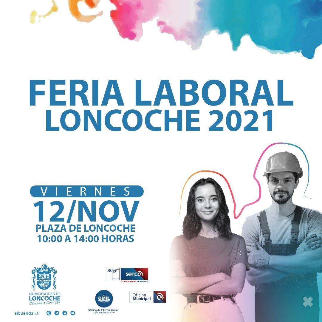 En este momento estás viendo 🚩FERIA LABORAL LONCOCHE 2021.