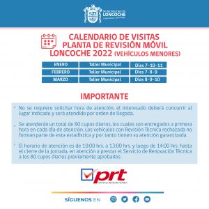 Lee más sobre el artículo PLANTA DE REVISIÓN TÉCNICA MÓVIL EN LONCOCHE!