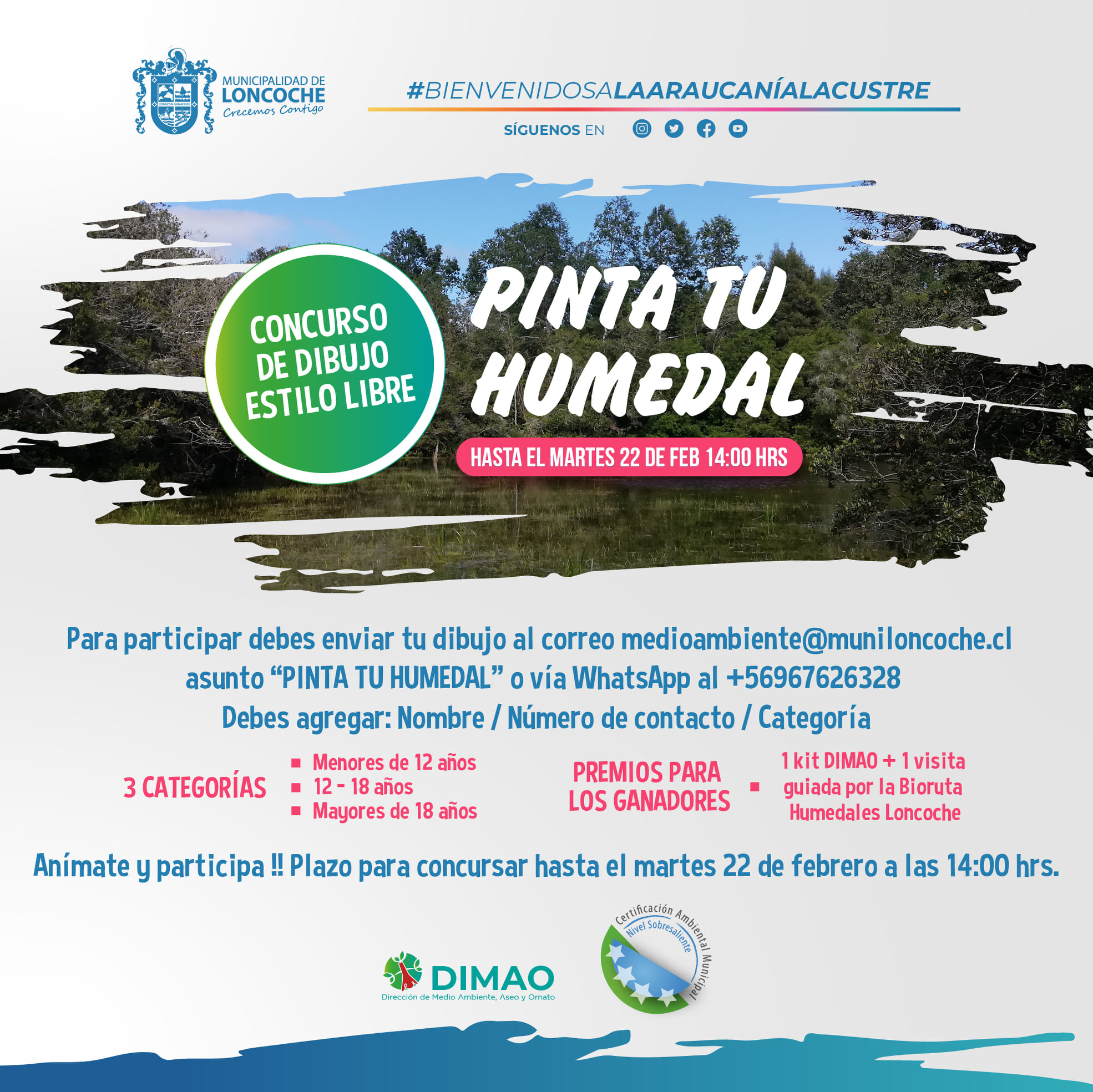 En este momento estás viendo CONCURSO DE DIBUJO «PINTA TU HUMEDAL»