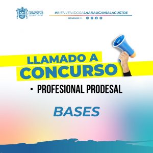 Lee más sobre el artículo LLAMADO A CONCURSO PARA CARGO PROFESIONAL EN PRODESAL LONCOCHE.