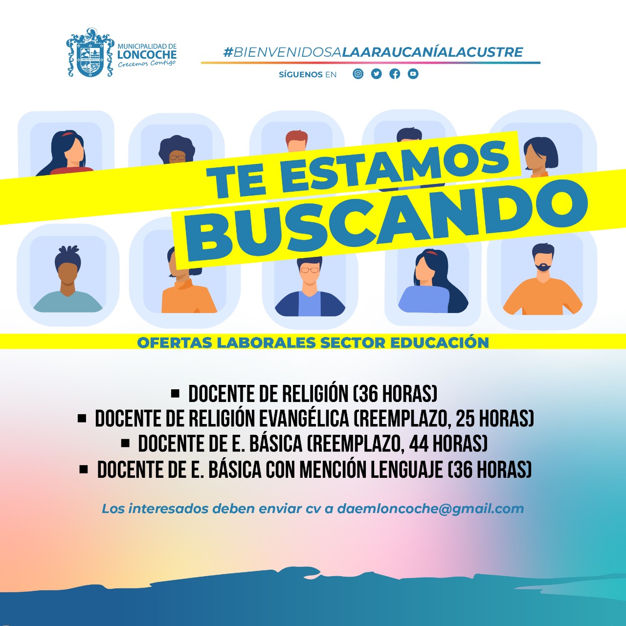 En este momento estás viendo DAEM INFORMA OFERTAS LABORALES EN ÁREA EDUCACIÓN.