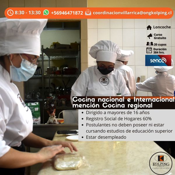 En este momento estás viendo NUEVOS CURSOS DE CAPACITACIÓN EN LONCOCHE.