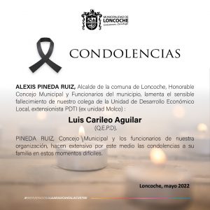 Lee más sobre el artículo /CONDOLENCIAS/