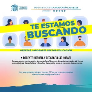 Lee más sobre el artículo TE ESTAMOS BUSCANDO!