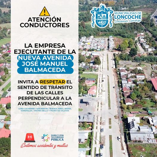 Lee más sobre el artículo ⚠️¡ATENCIÓN CONDUCTORES DE LONCOCHE!