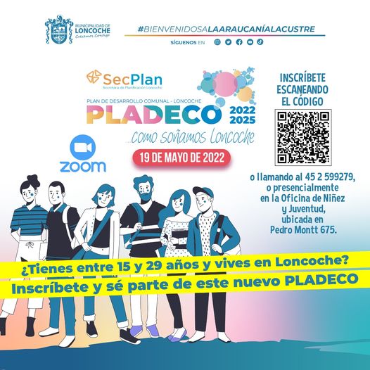 Lee más sobre el artículo INVITAN A JÓVENES A PARTICIPAR EN ELABORACIÓN DEL PLADECO.