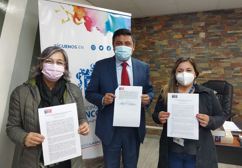 En este momento estás viendo FIRMAN CONVENIO PARA EJECUCIÓN DE PROYECTO POLIDEPORTIVO.