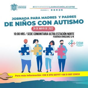 Lee más sobre el artículo JORNADA PARA MADRES Y PADRES DE NIÑOS CON AUTISMO