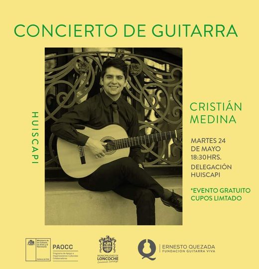 En este momento estás viendo ¡CONCIERTO DE GUITARRA EN HUISCAPI!