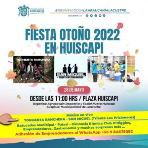 Lee más sobre el artículo ¡FIESTA OTOÑO 2022 EN HUISCAPI!