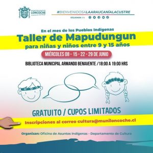 Lee más sobre el artículo REALIZAN TALLER DE MAPUDUNGUN.