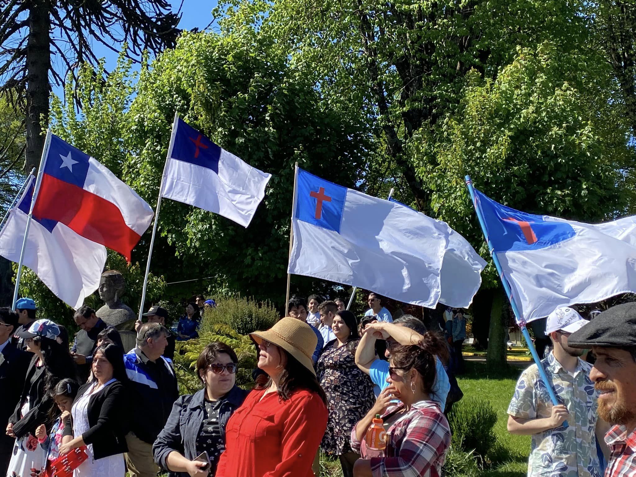 En este momento estás viendo EN EL FRONTIS DEL MUNICIPIO DE LONCOCHE SE REALIZÓ CULTO MASIVO DE IGLESIAS EVANGÉLICAS.