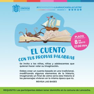 Lee más sobre el artículo NUEVO PLAZO/ CONCURSO LITERARIO: EL CUENTO CON TUS PALABRAS