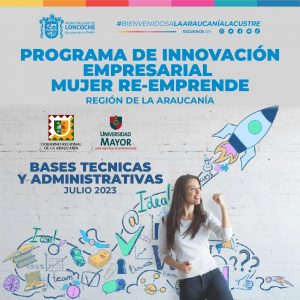 Lee más sobre el artículo BASES TECNICAS Y ADMINISTRATIVAS PROGRAMA DE INNOVACION EMPRESARIAL  MUJER RE-EMPRENDE REGION DE LA ARAUCANIA