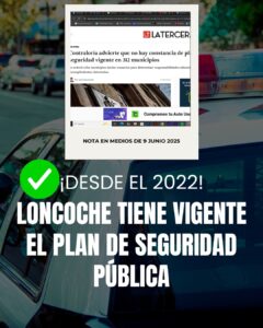 Lee más sobre el artículo ¡¡¡EN LONCOCHE, SI CUMPLIMOS!!! CONOCE NUESTRO PLAN COMUNAL DE SEGURIDAD PÚBLICA
