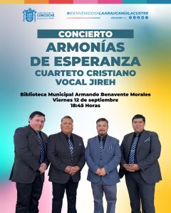 Lee más sobre el artículo INVITACIÓN A CONCIERTO ARMONÍAS DE ESPERANZA.