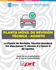 Lee más sobre el artículo AGENDA TU VISITA A LA PLANTA DE REVISIÓN TÉCNICA.