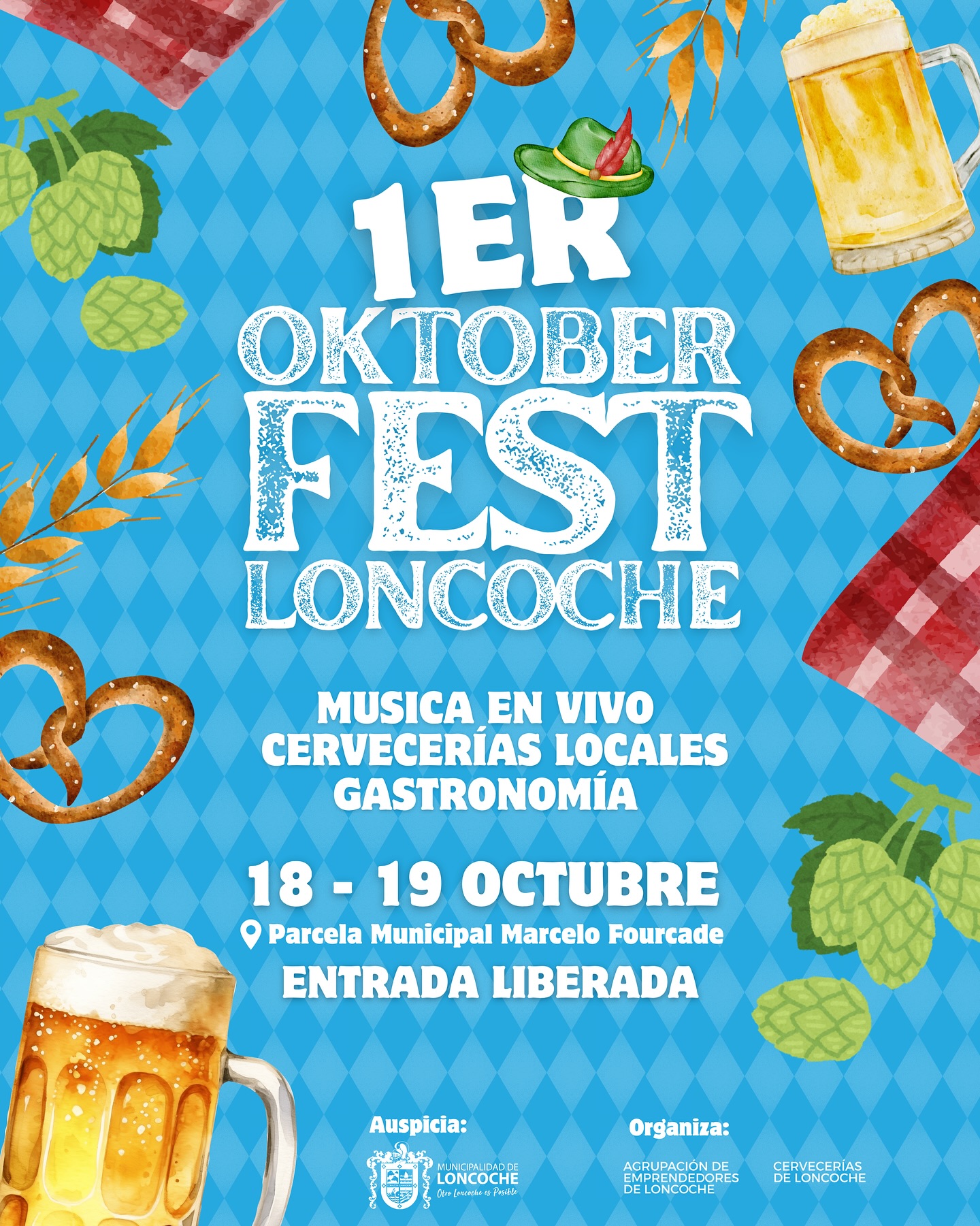 En este momento estás viendo ¡Loncoche vivirá su Primer Oktoberfest 2025!
