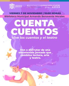 Lee más sobre el artículo CUENTA CUENTOS – Vive los cuentos y el teatro