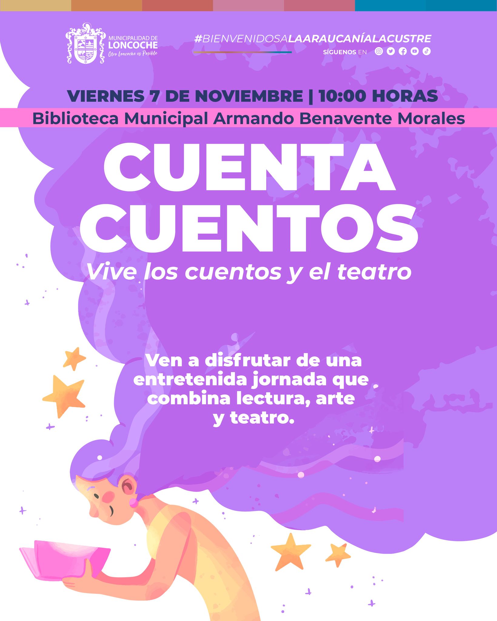 Lee más sobre el artículo CUENTA CUENTOS – Vive los cuentos y el teatro