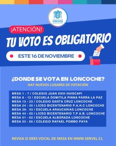 Lee más sobre el artículo ¡TU VOTO ES IMPORTANTE ESTE 16 DE NOVIEMBRE!
