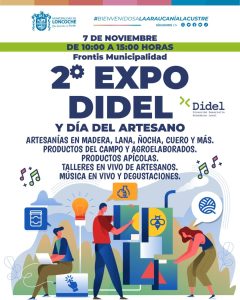 Lee más sobre el artículo Expo DIDEL y Día Nacional del Artesano: Loncoche celebra su identidad con talento, tradición y comunidad