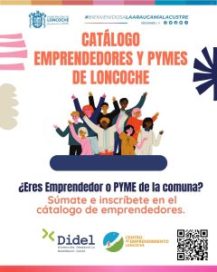 Lee más sobre el artículo ¡Impulsa tu negocio! Súmate al Catálogo de Emprendedores y Pymes de Loncoche