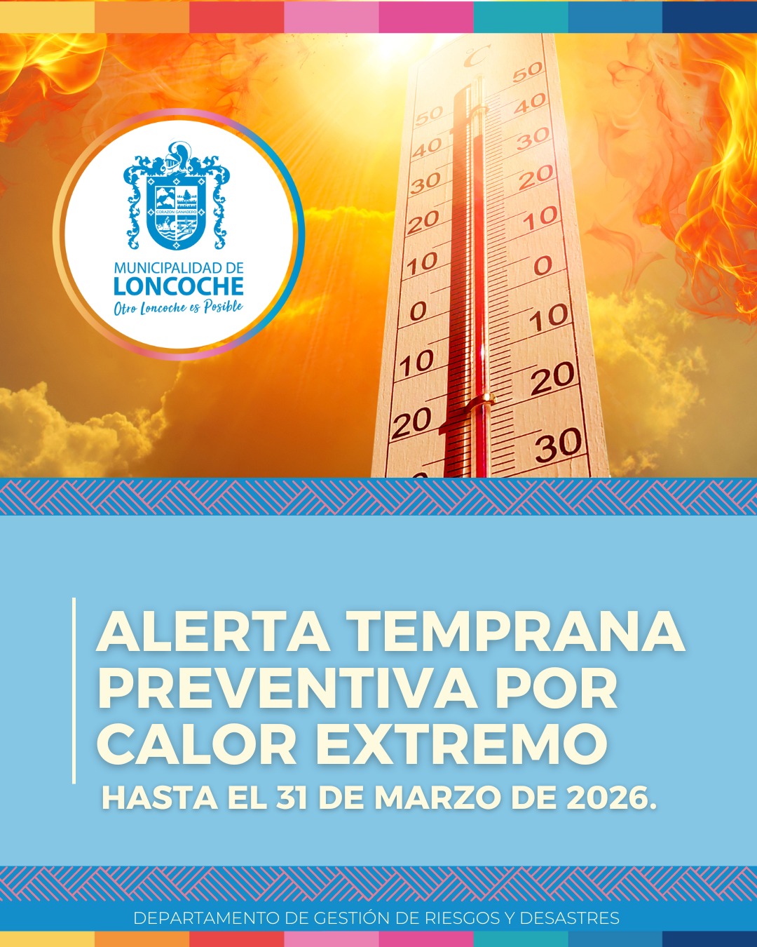 Lee más sobre el artículo Alerta Temprana Preventiva por Calor Extremo