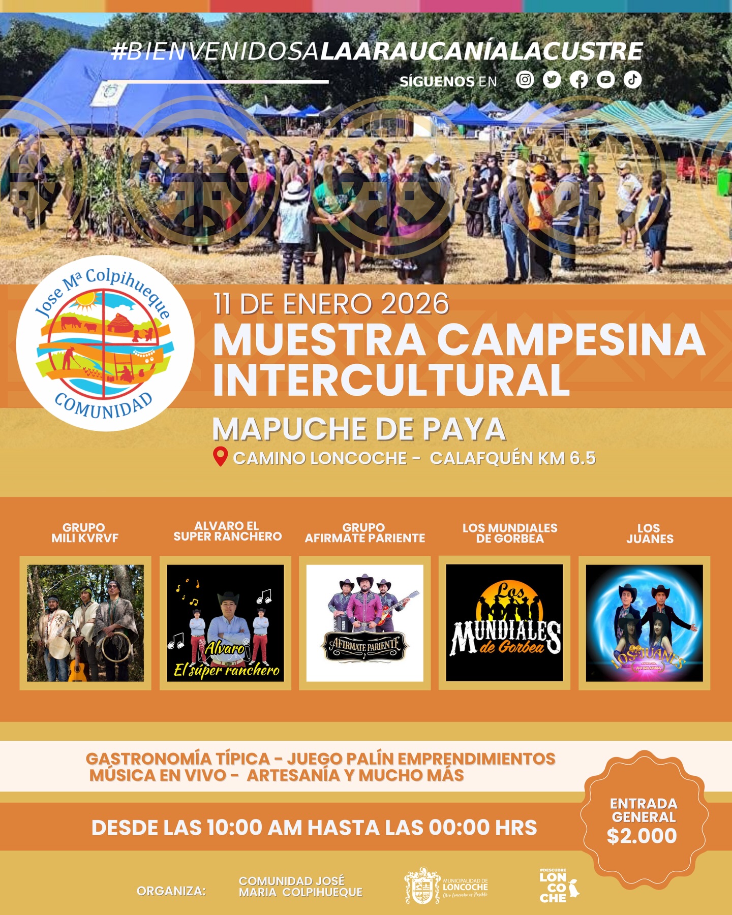 En este momento estás viendo MUESTRA CAMPESINA INTERCULTURAL MAPUCHE DE PAYA