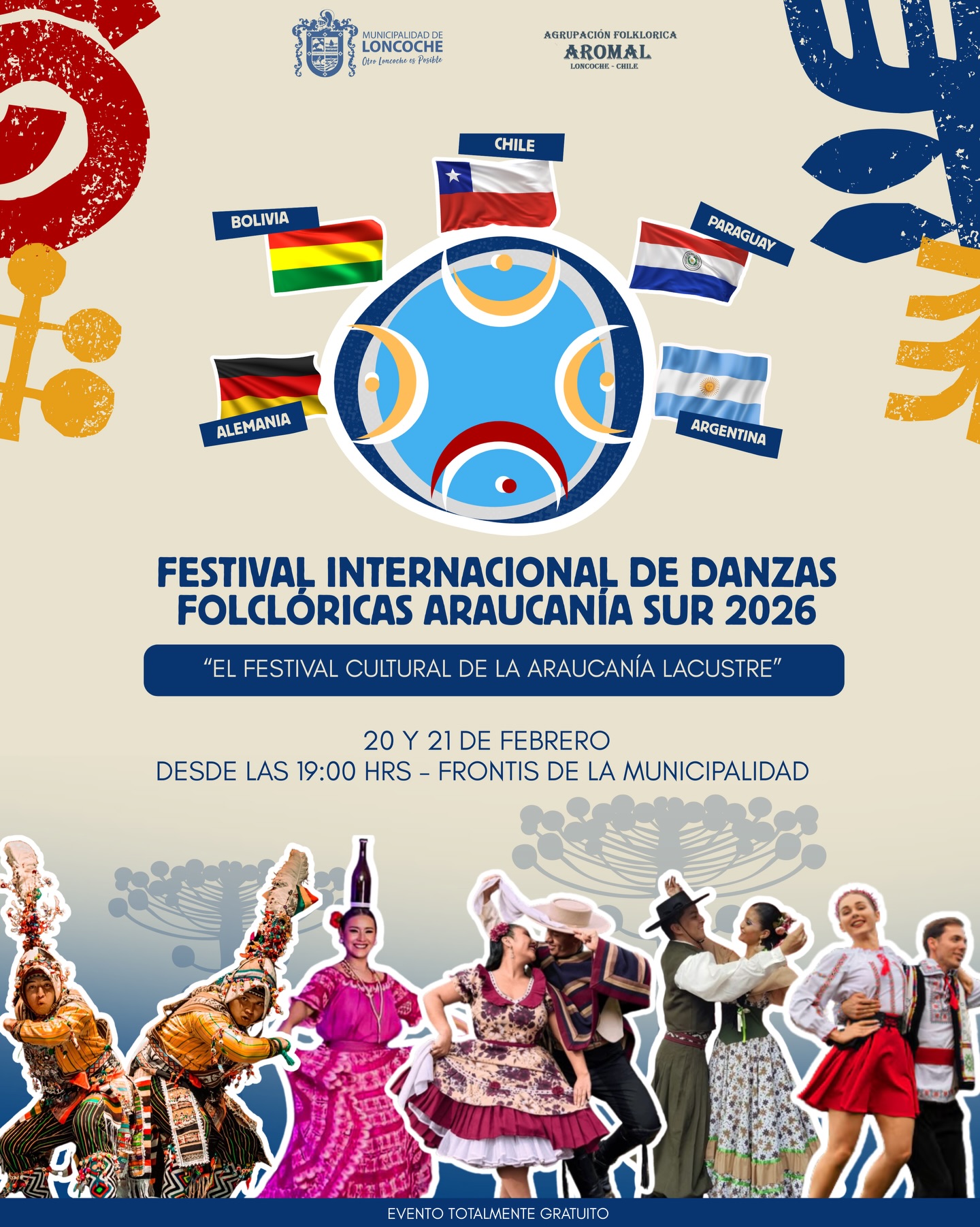 En este momento estás viendo Festival Internacional de Danzas Folclóricas Araucanía Sur 2026
