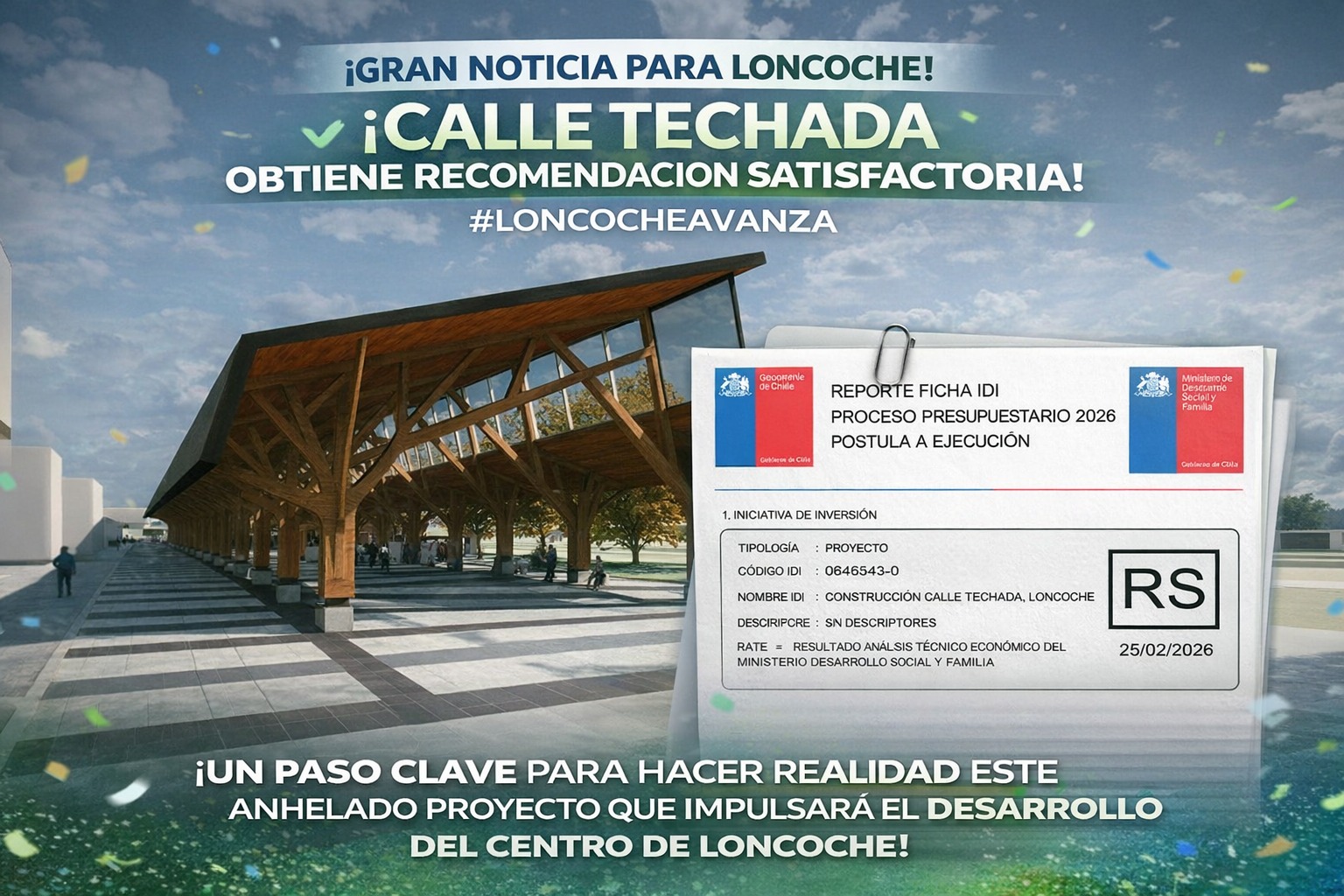 En este momento estás viendo ¡Gran noticia para Loncoche!