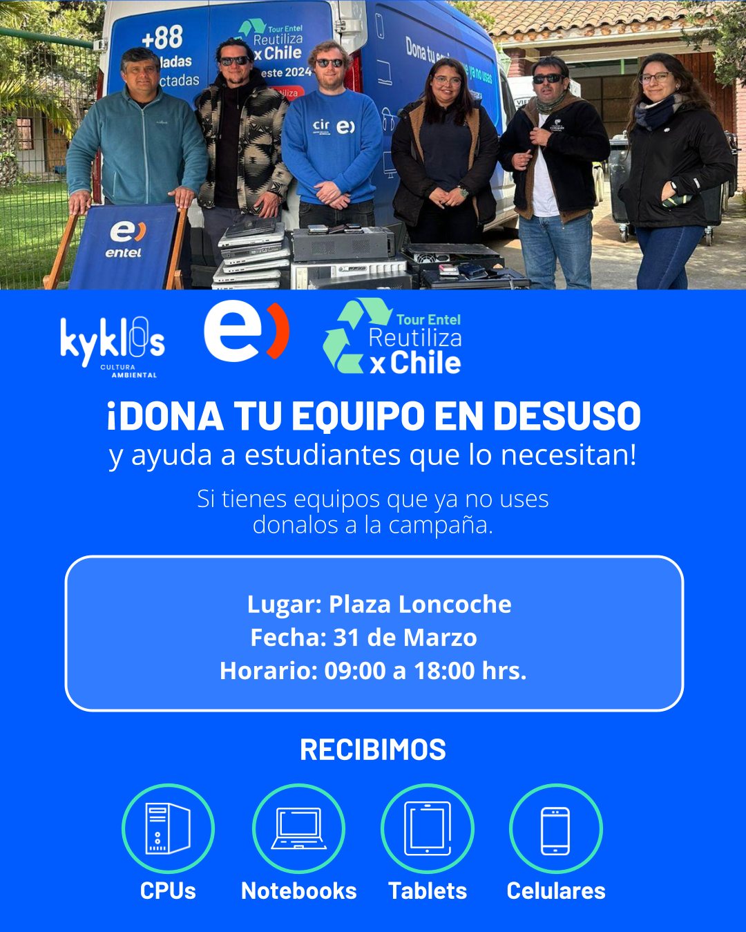 En este momento estás viendo 📸 Campaña “REUTILIZA X CHILE” 2026