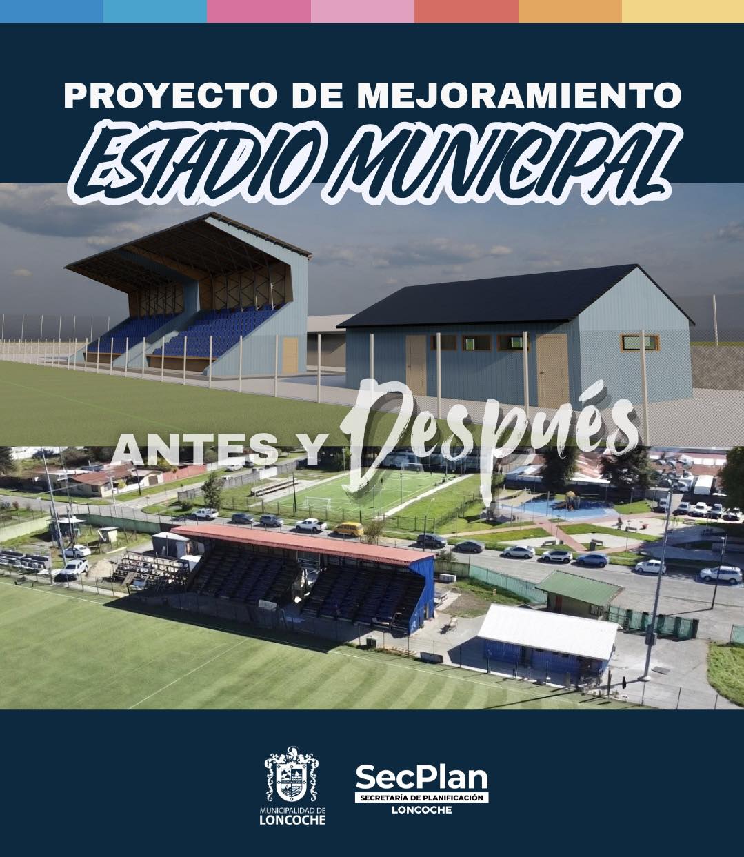 Lee más sobre el artículo AVANCES EN EL MEJORAMIENTO DEL ESTADIO MUNICIPAL DE LONCOCHE