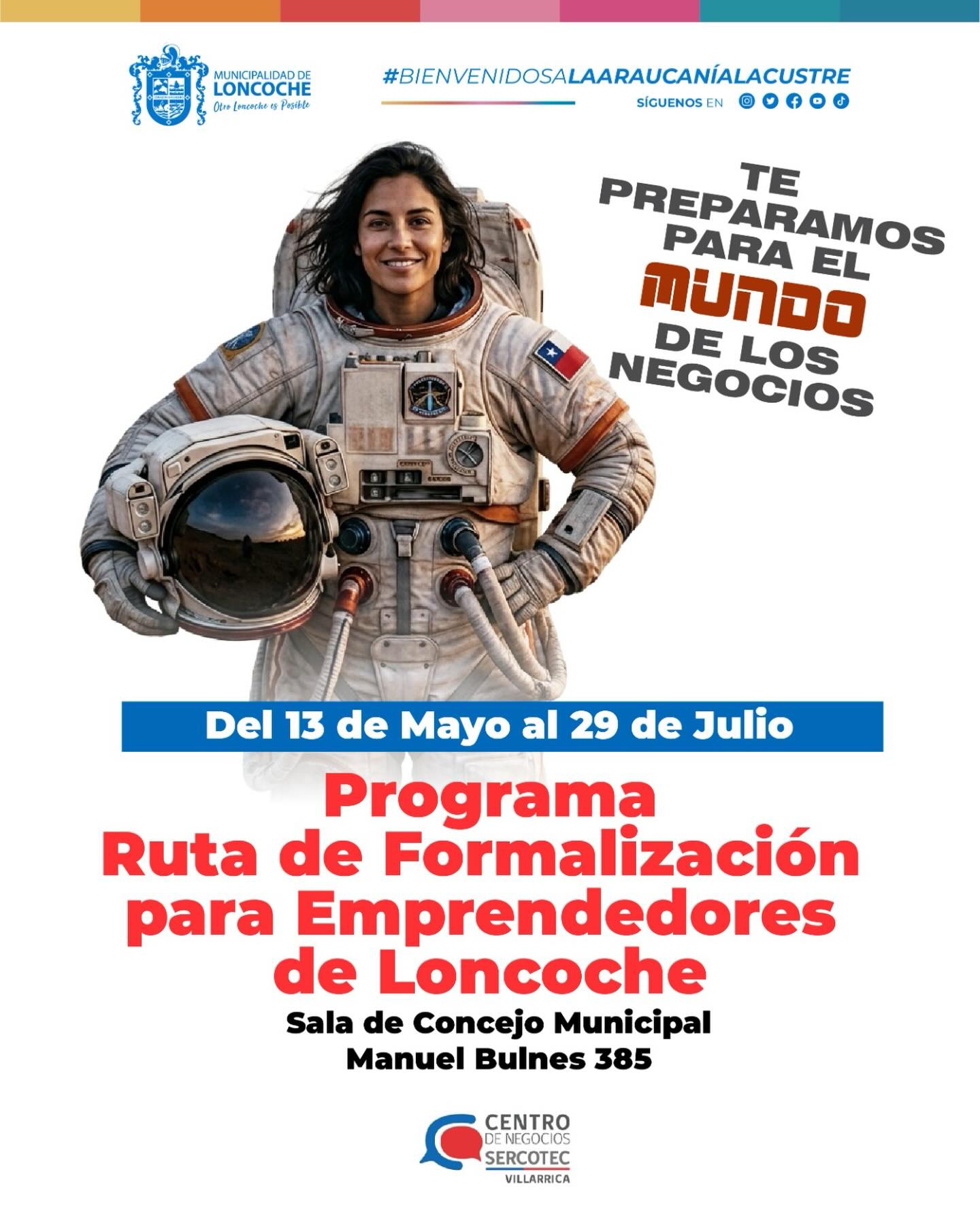 En este momento estás viendo Programa “Ruta de Formalización” para emprendedores de Loncoche