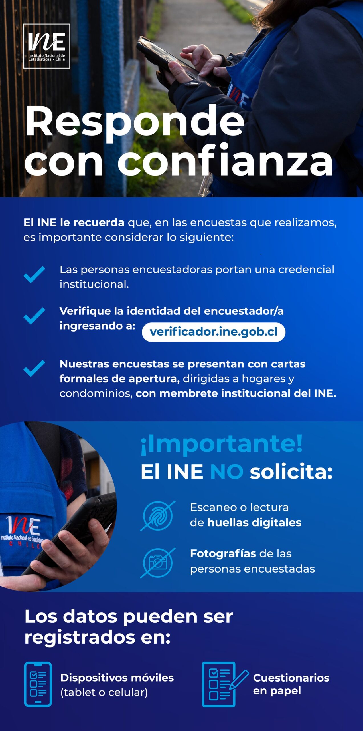 En este momento estás viendo Información importante: personal del INE en terreno