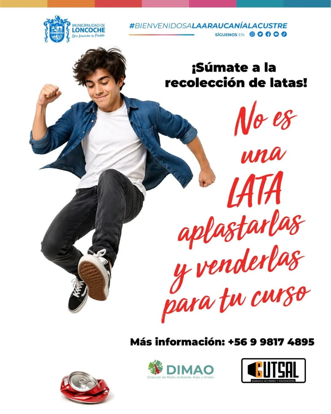 Lee más sobre el artículo ¡Súmate a la recolección de latas en Loncoche!