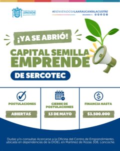 Lee más sobre el artículo ¡Atención emprendedores y emprendedoras de Loncoche!