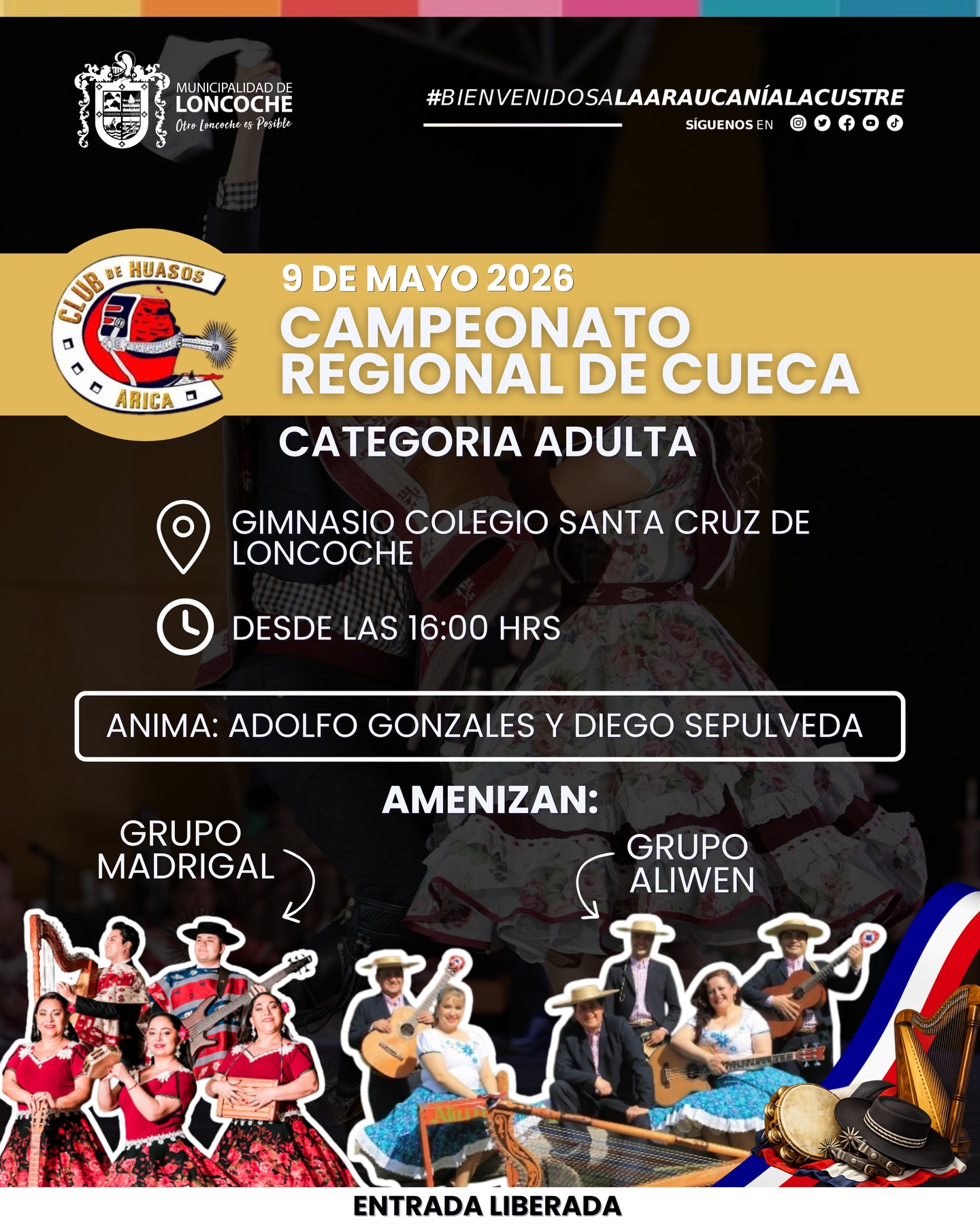 En este momento estás viendo Loncoche vuelve a vivir la emoción de la cueca en grande