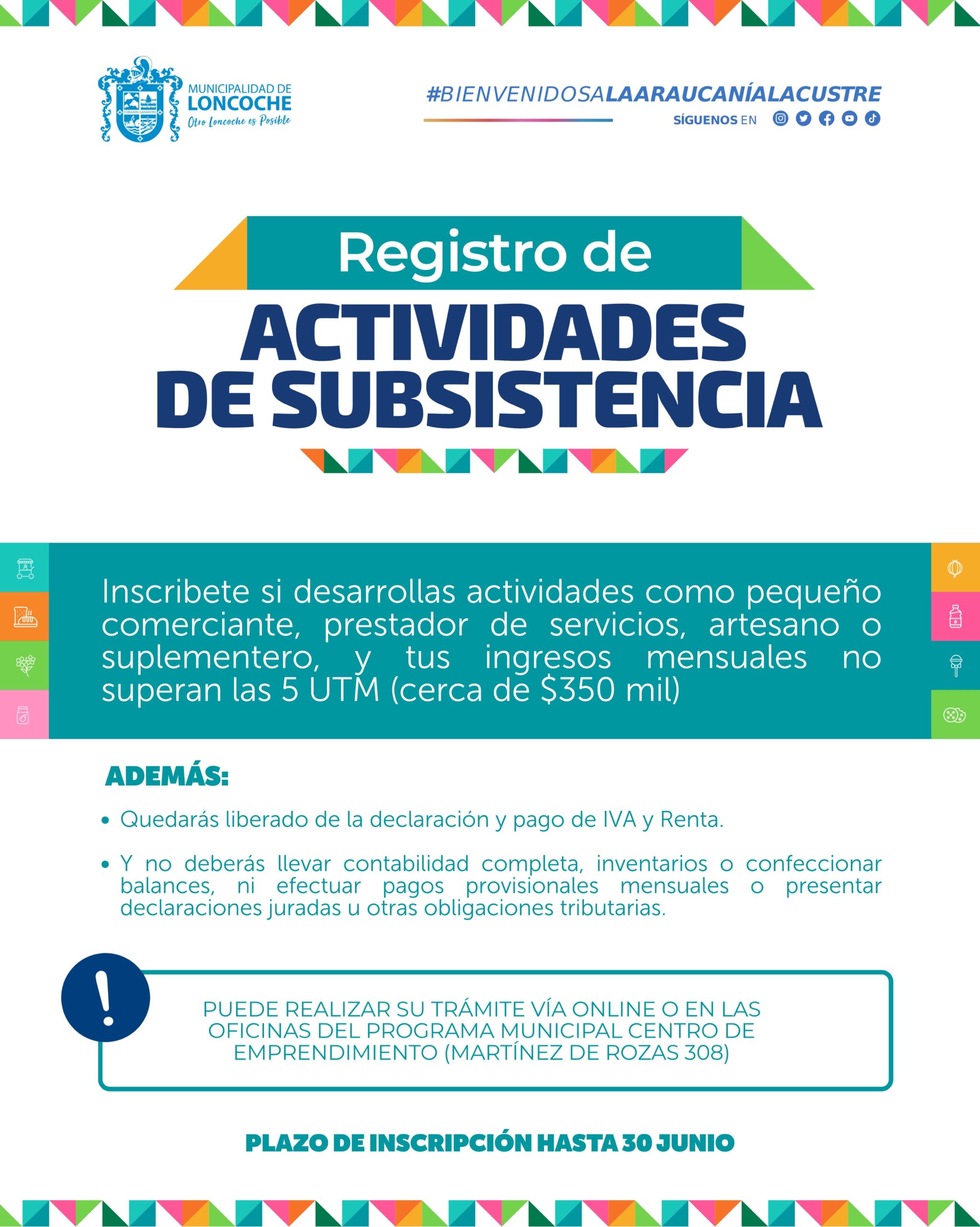 Lee más sobre el artículo ¡ATENCIÓN EMPRENDEDORES Y TRABAJADORES INDEPENDIENTES DE NUESTRA COMUNA!