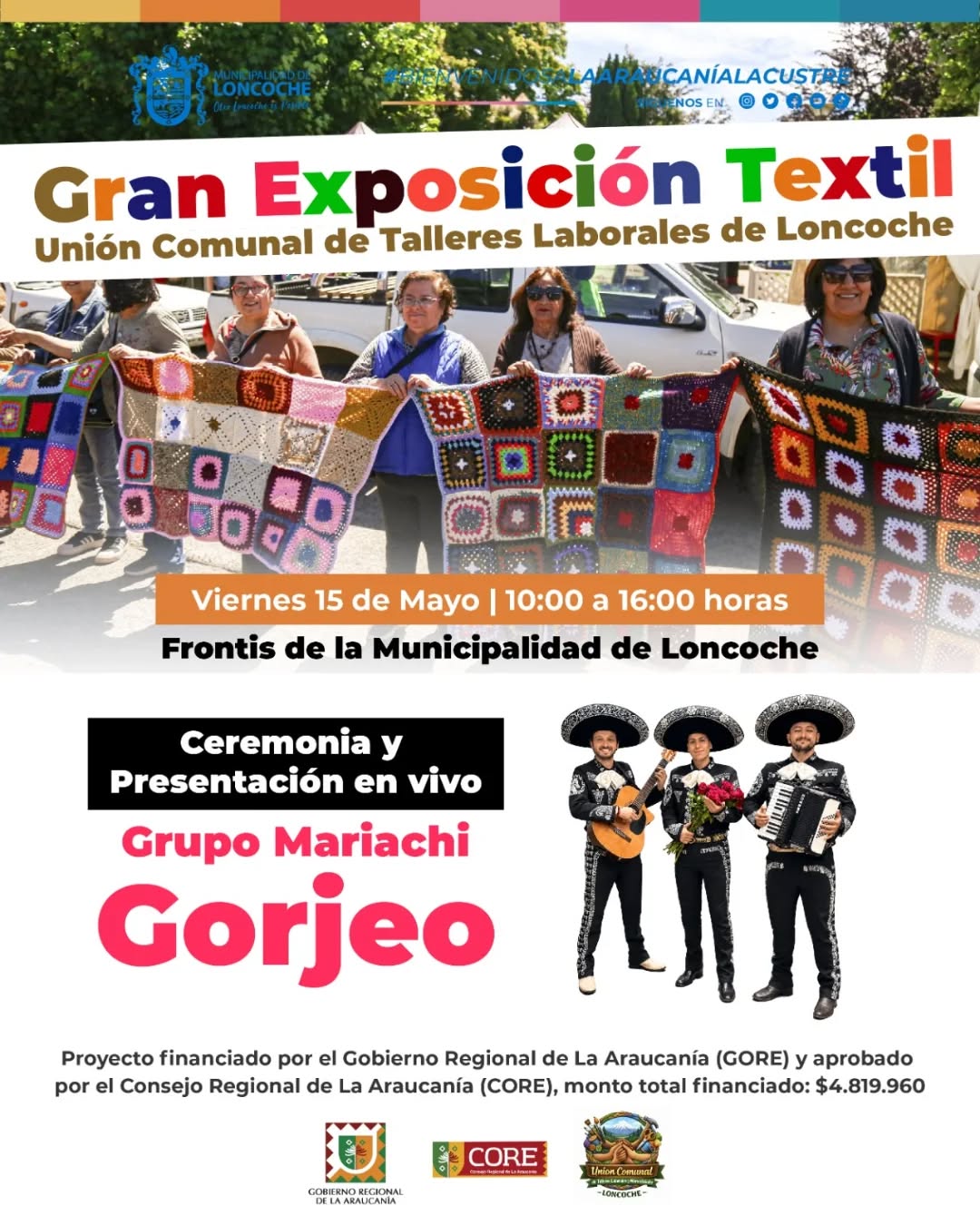 En este momento estás viendo ¡LA CREATIVIDAD LOCAL SE TOMA EL CENTRO DE LONCOCHE!