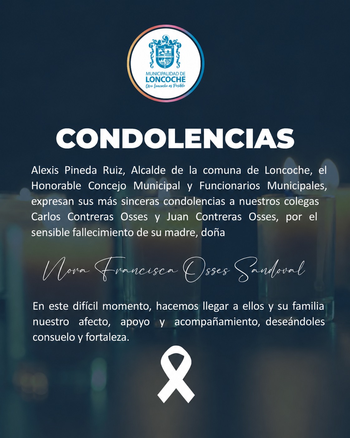 En este momento estás viendo CONDOLENCIAS