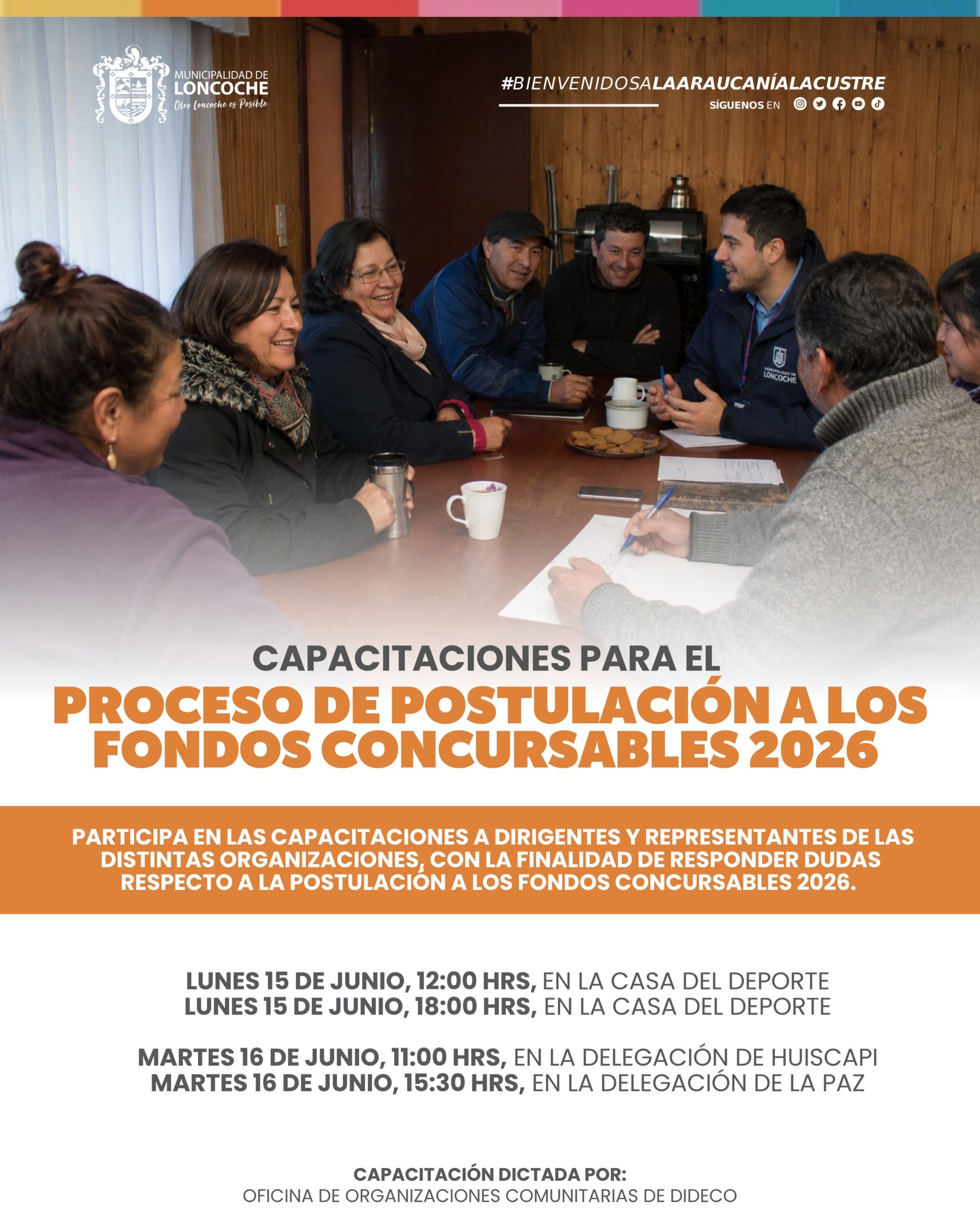 En este momento estás viendo CAPACITACIONES PARA POSTULAR A LOS FONDOS CONCURSABLES 2026