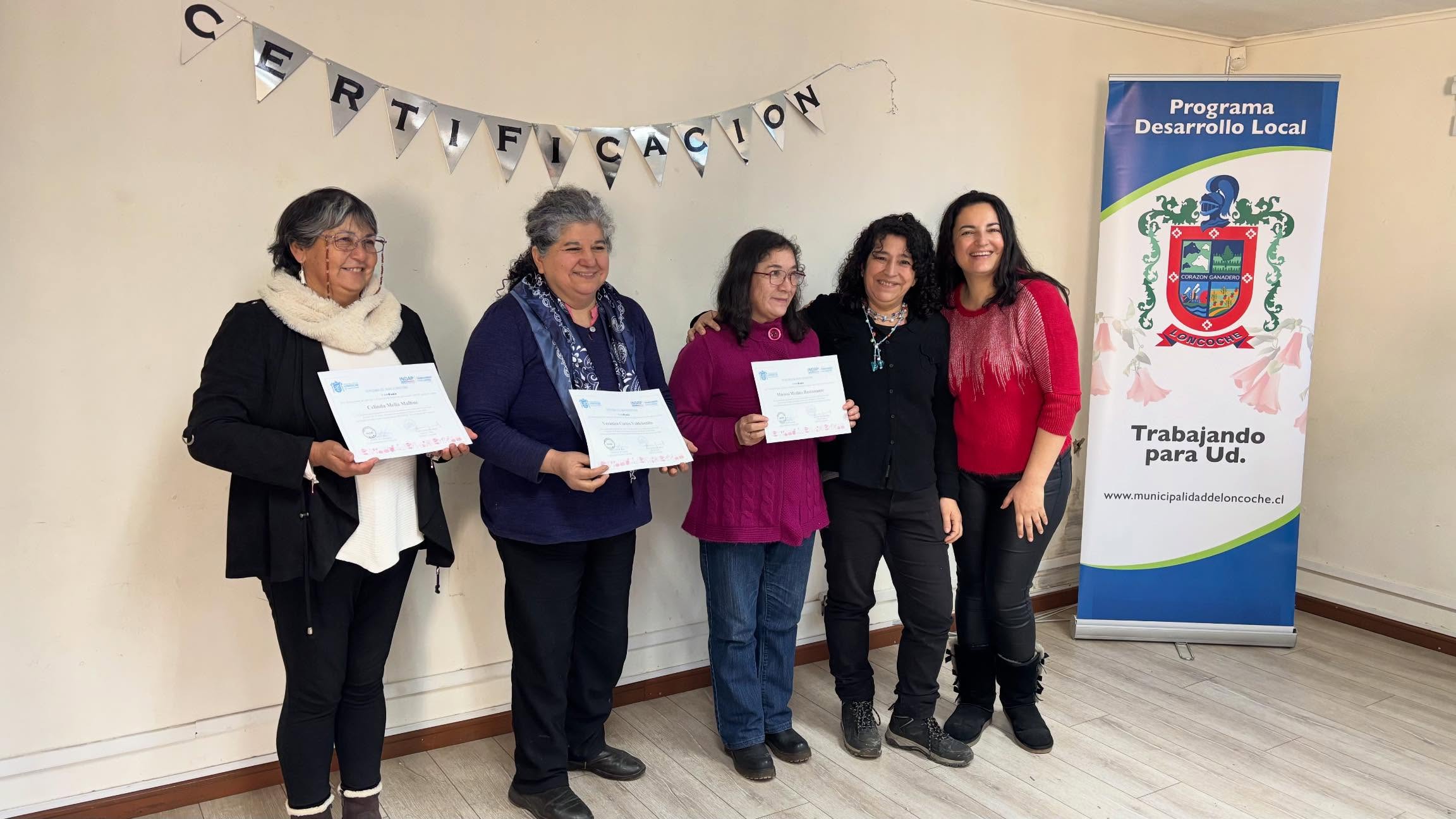 Lee más sobre el artículo CERTIFICACIÓN DEL CURSO “MADERA Y RESINA EPÓXICA” PARA USUARIOS DE PRODESAL LONCOCHE