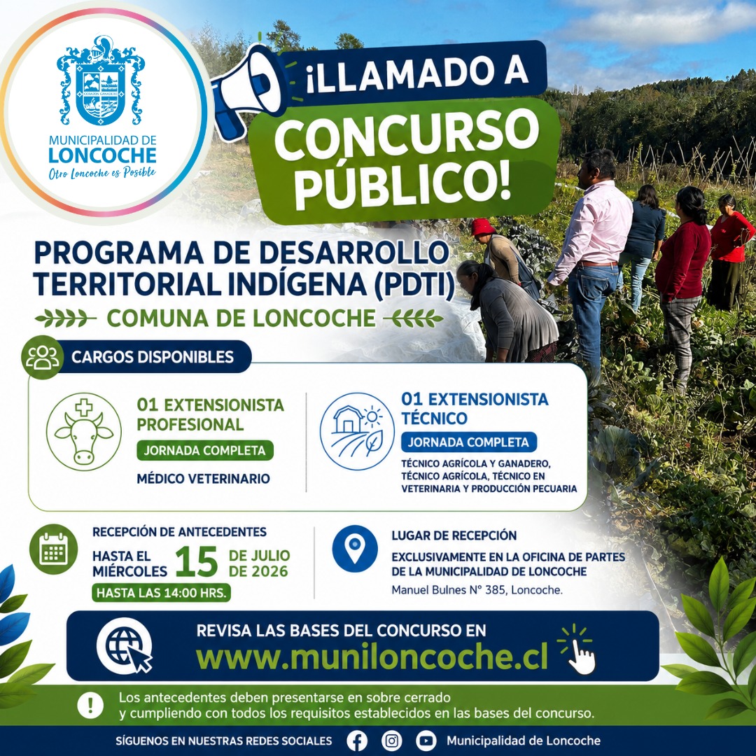 En este momento estás viendo ¡ATENCIÓN PROFESIONALES Y TÉCNICOS DEL ÁREA SILVOAGROPECUARIA!