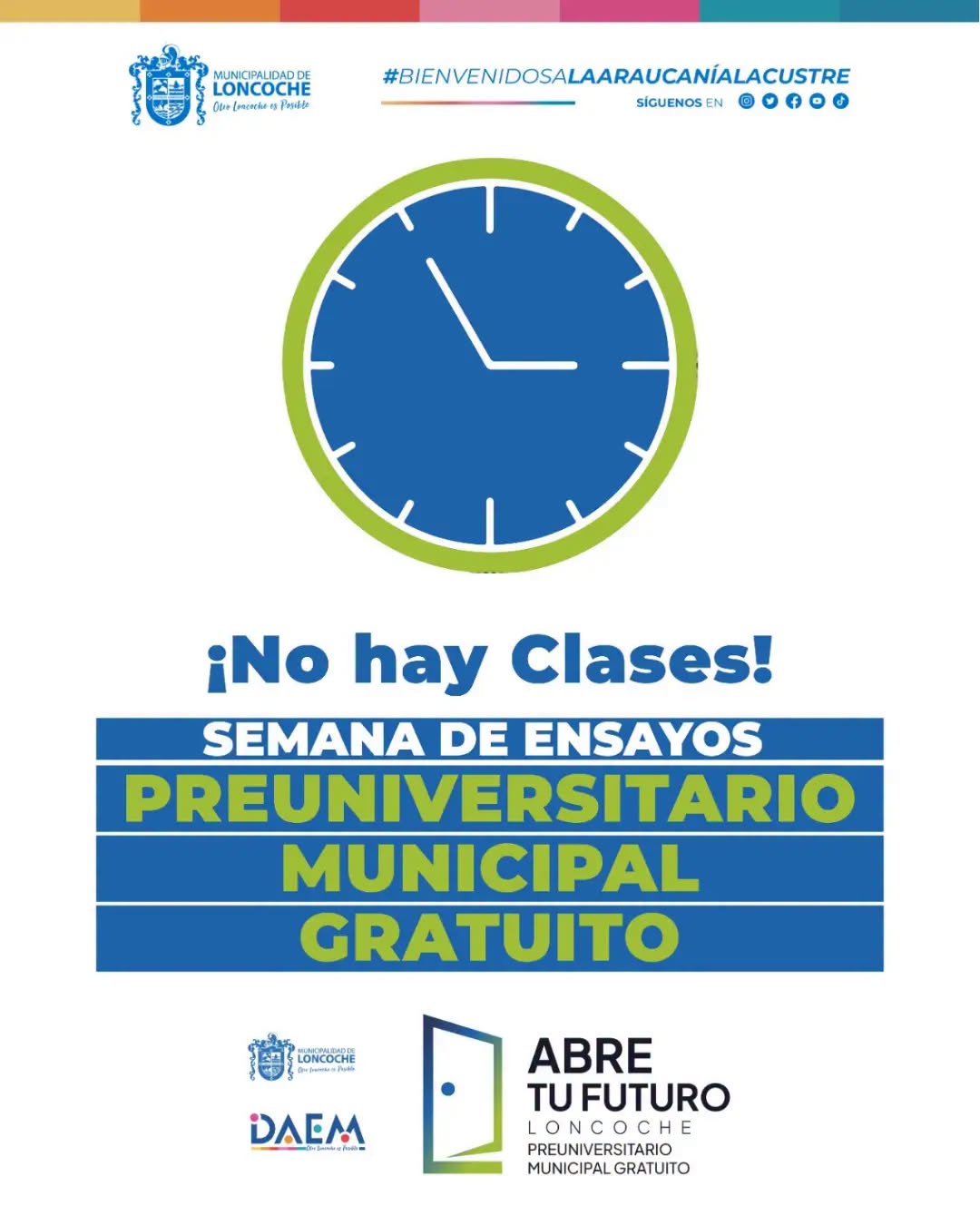 En este momento estás viendo AVISO IMPORTANTE – PREUNIVERSITARIO MUNICIPAL